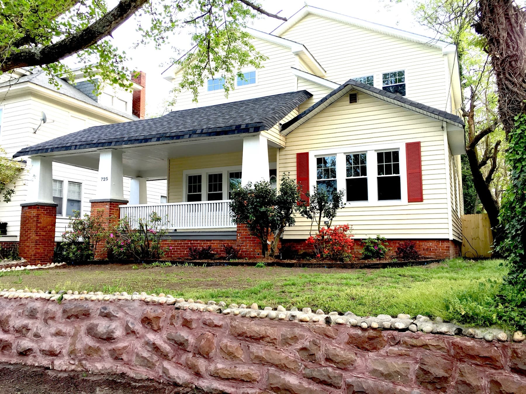 Renovated colonial in Norfolk, after